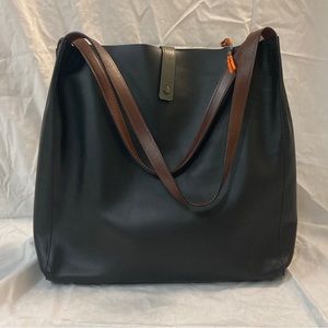 rag & bone passenger tote - black and olive